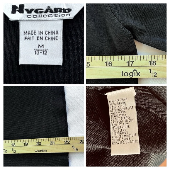 Peter Nygard 3 Piece Outfit Full Lined Skirt 2 Short Sleeve Tops Size M (10-12) - Picture 8 of 13